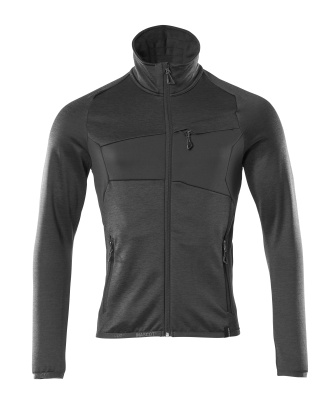 MASCOT ACCELERATE Fleece jumper with zipper 18103 Black