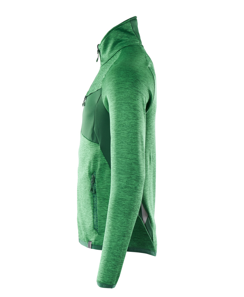 MASCOT ACCELERATE Fleece Jumper with zipper 18103 Grass Green/green