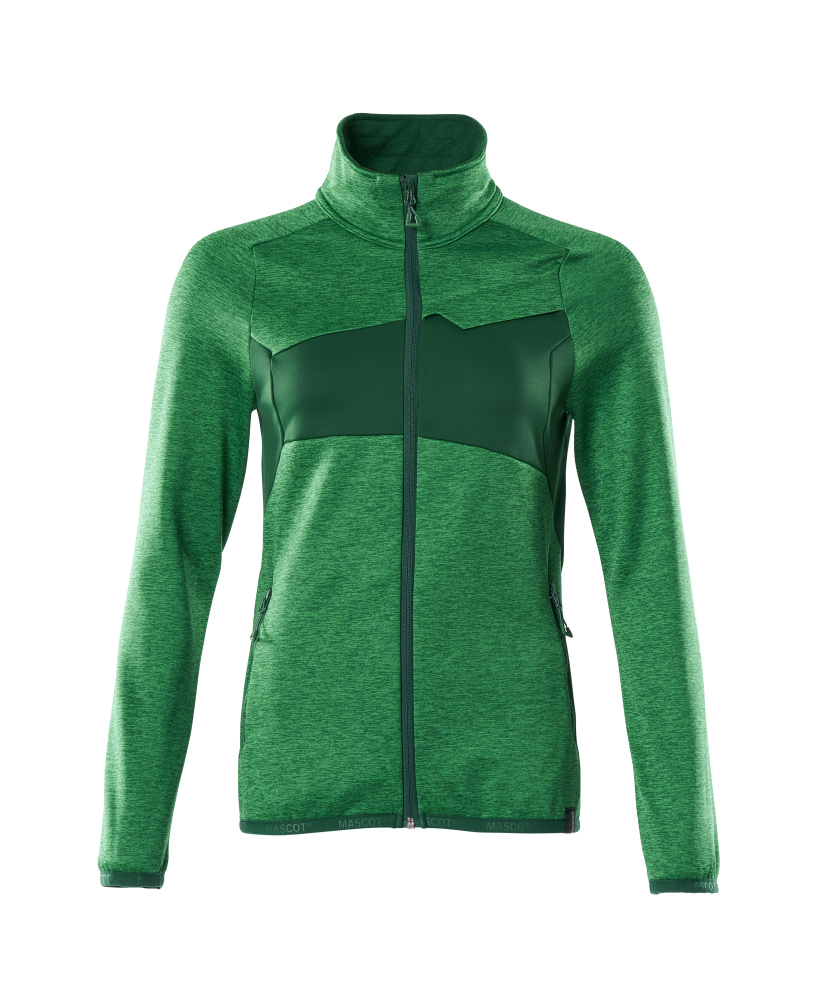 MASCOT ACCELERATE Fleece Jumper with zipper 18153 Grass Green/green