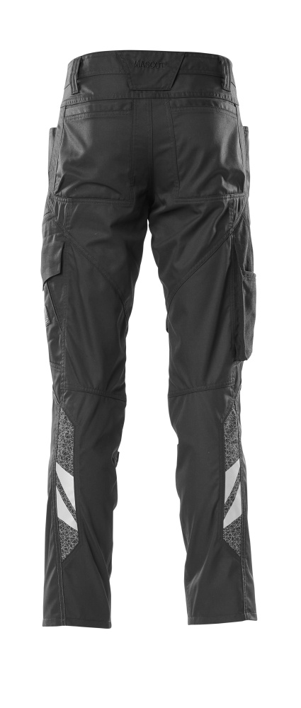 MASCOT ACCELERATE Trousers with kneepad pockets 18379 Black