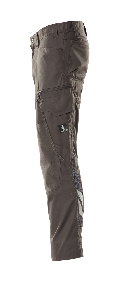 MASCOT ACCELERATE Trousers with kneepad pockets 18379 Dark Anthracite