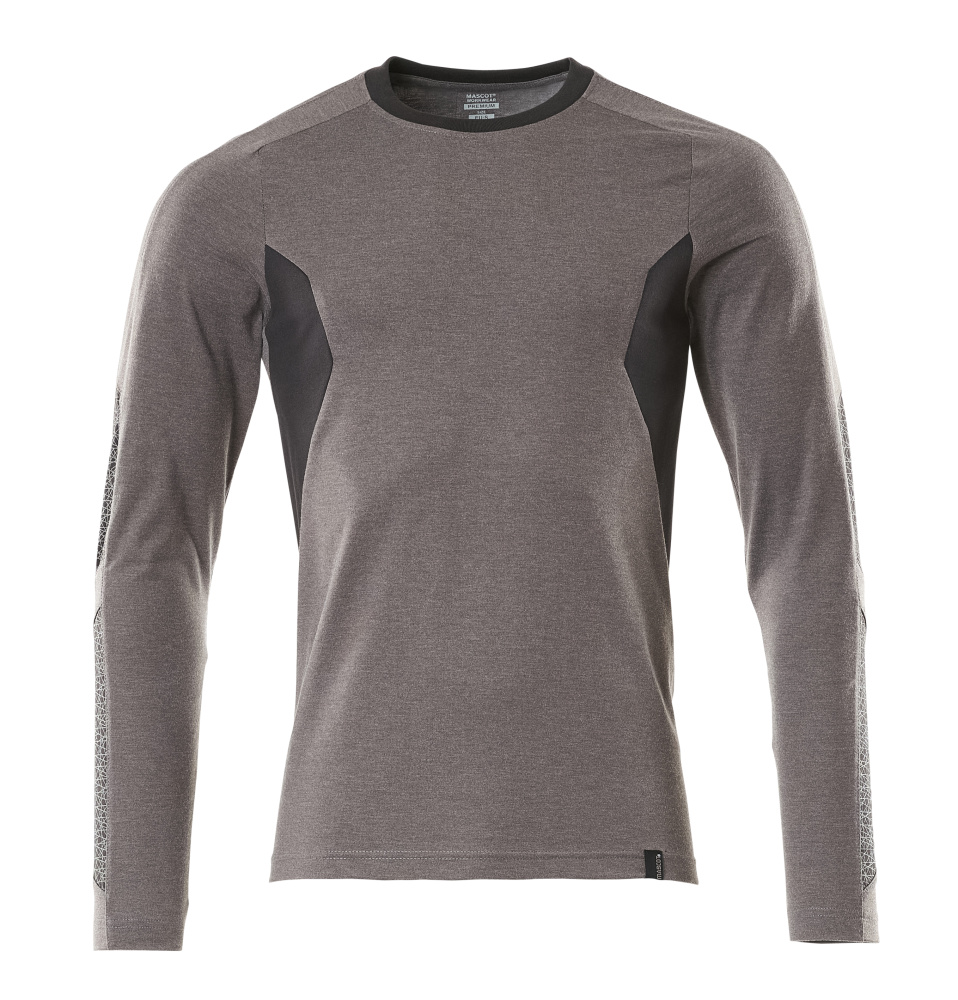 MASCOT ACCELERATE T-shirt, long-sleeved 18381 Dark Anthracite/black