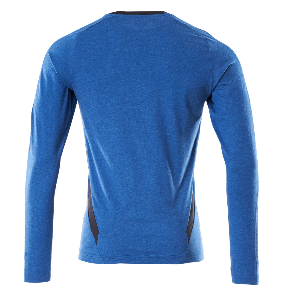 MASCOT ACCELERATE T-shirt, long-sleeved 18381 Azure Blue/dark Navy