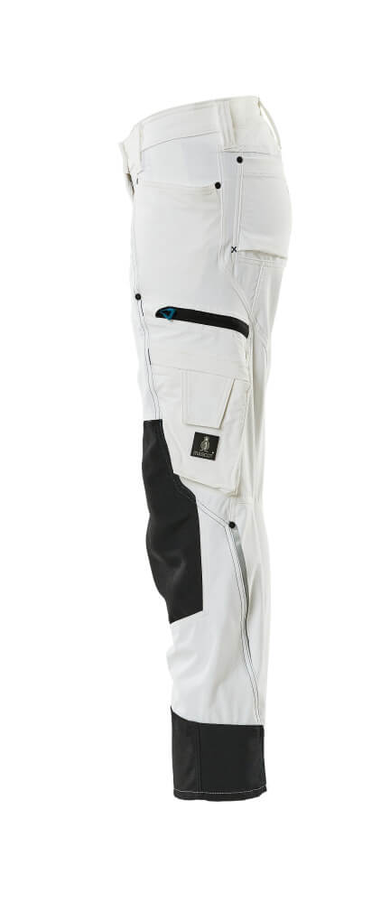 MASCOT ADVANCED Trousers with kneepad pockets 18388 White