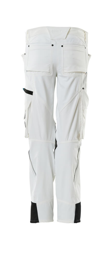 MASCOT ADVANCED Trousers with kneepad pockets 18388 White