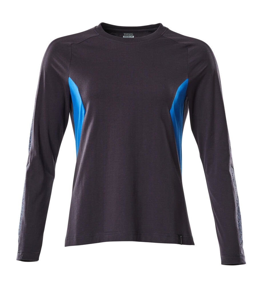 MASCOT ACCELERATE T-shirt, long-sleeved 18391 Dark Navy/azure Blue