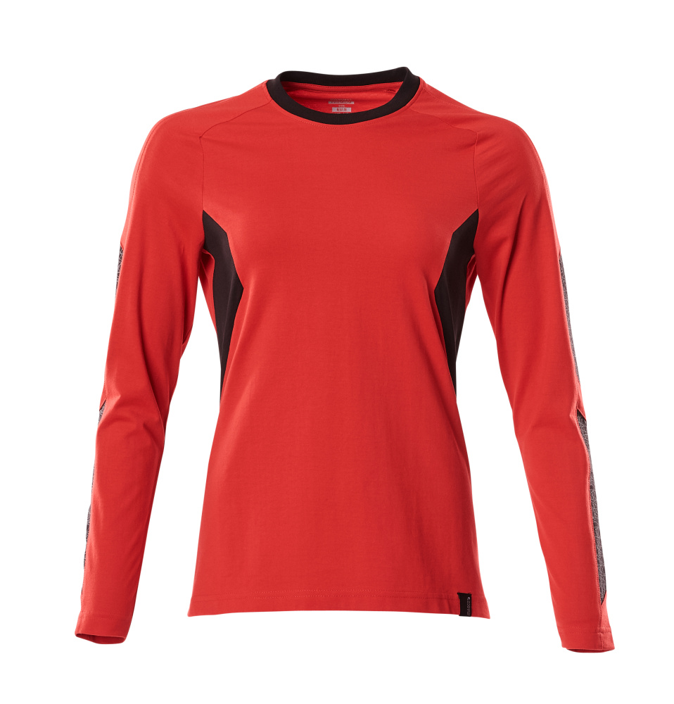 MASCOT ACCELERATE T-shirt, long-sleeved 18391 Traffic Red/black