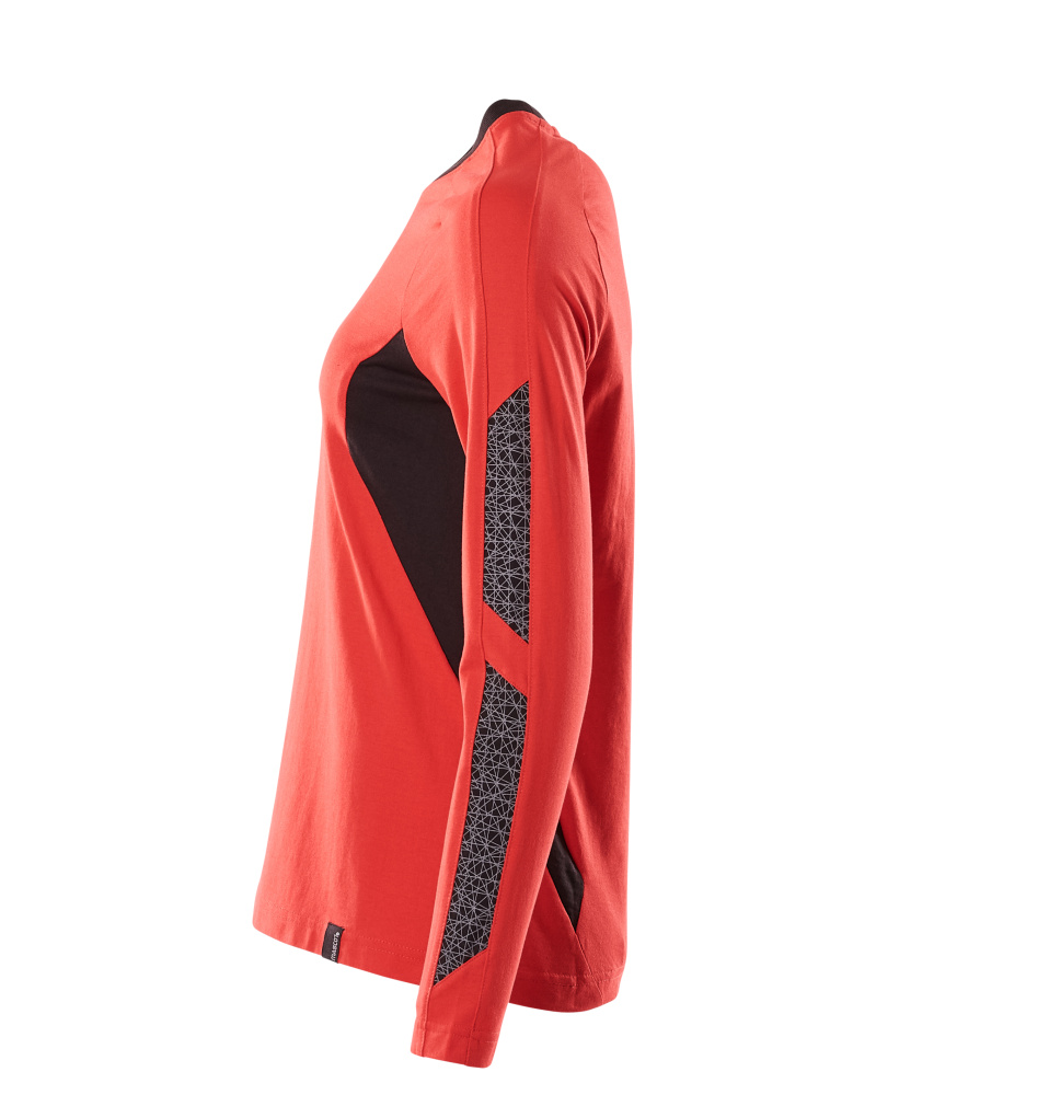 MASCOT ACCELERATE T-shirt, long-sleeved 18391 Traffic Red/black