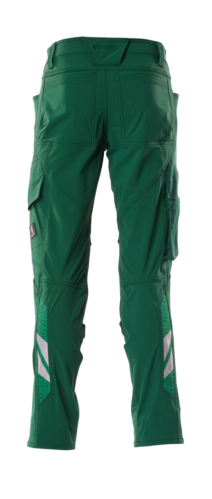 MASCOT ACCELERATE Trousers with kneepad pockets 18479 Green