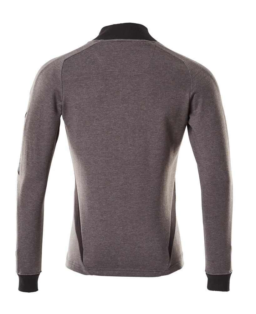 MASCOT ACCELERATE Sweatshirt with zipper 18484 Dark Anthracite/black