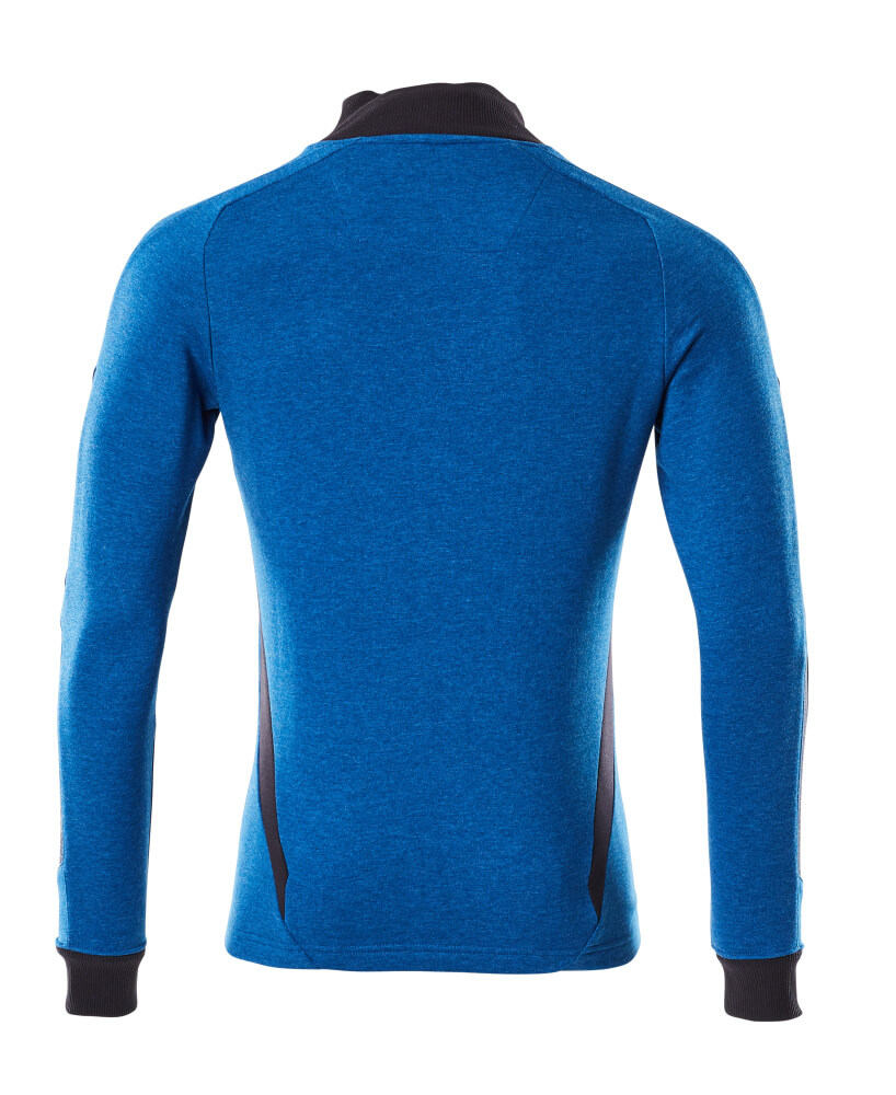MASCOT ACCELERATE Sweatshirt with zipper 18484 Azure Blue/dark Navy