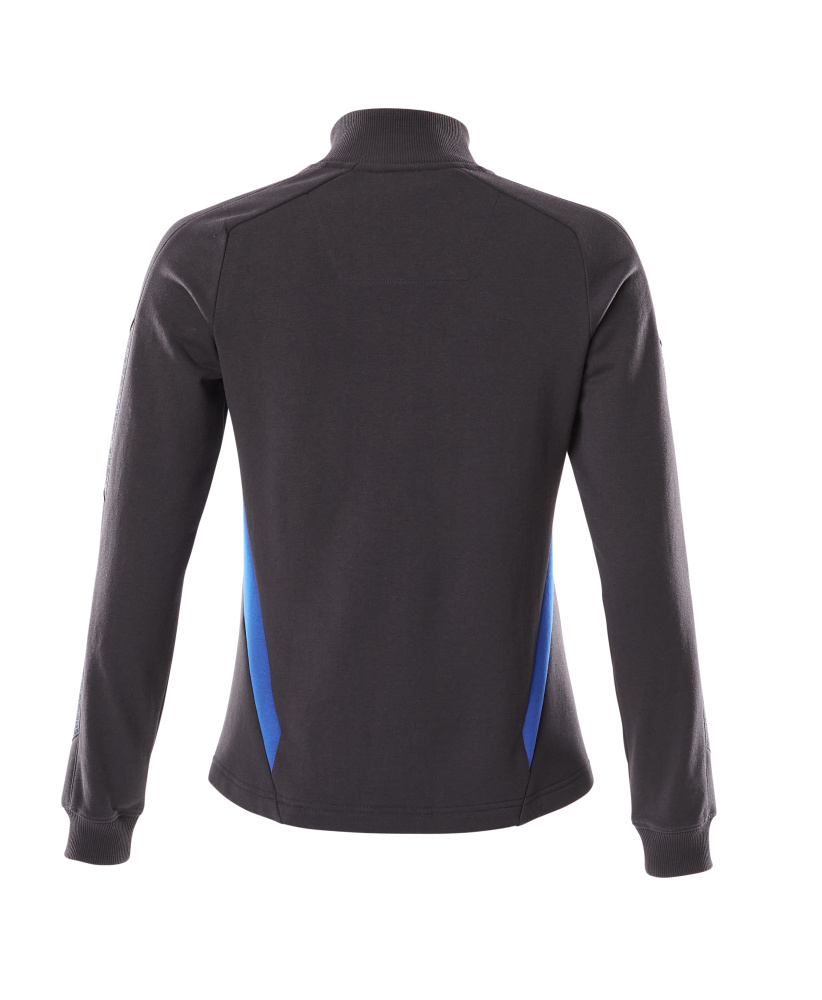 MASCOT ACCELERATE Sweatshirt with zipper 18494 Dark Navy/azure Blue