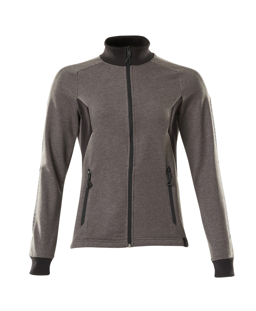 MASCOT ACCELERATE Sweatshirt with zipper 18494 Dark Anthracite/black
