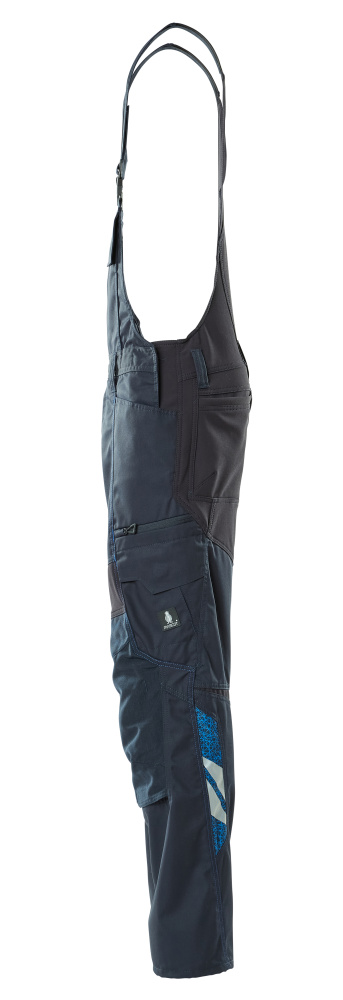 MASCOT ACCELERATE Bib & Brace with kneepad pockets 18569 Dark Navy
