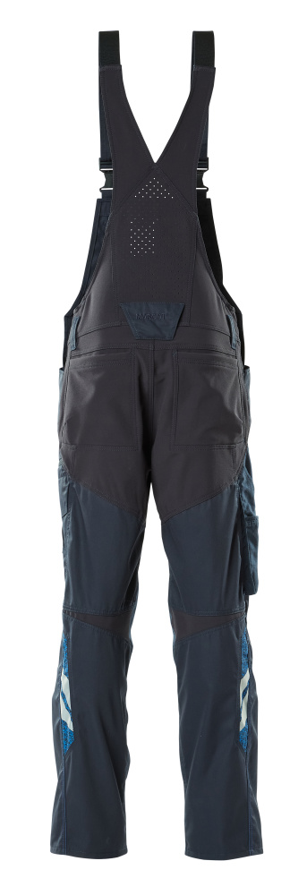 MASCOT ACCELERATE Bib & Brace with kneepad pockets 18569 Dark Navy