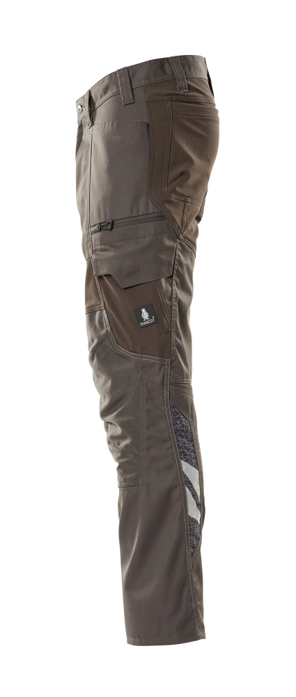 MASCOT ACCELERATE Trousers with kneepad pockets 18579 Dark Anthracite