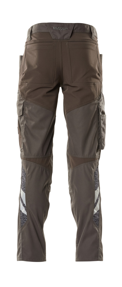 MASCOT ACCELERATE Trousers with kneepad pockets 18579 Dark Anthracite