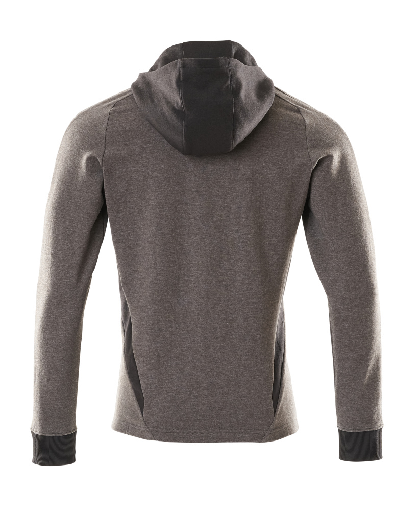 MASCOT ACCELERATE Hoodie with zipper 18584 Dark Anthracite/black