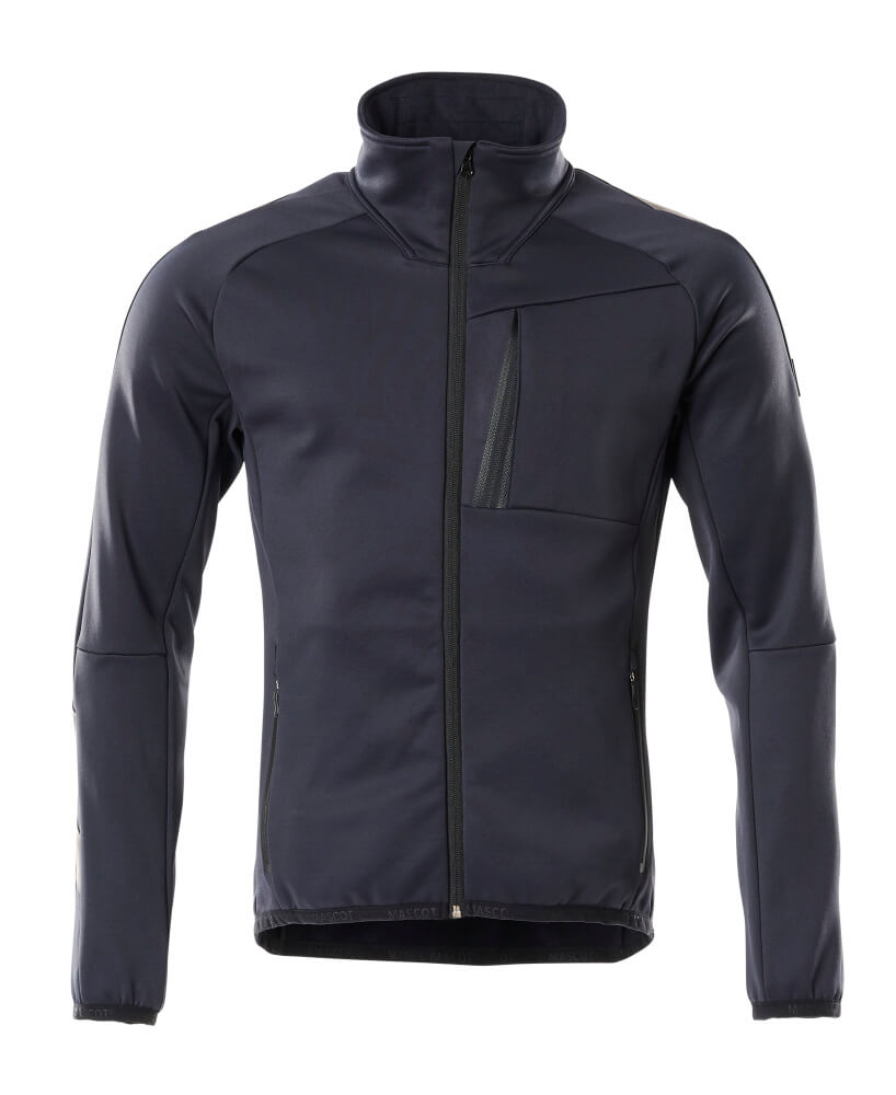 MASCOT UNIQUE Fleece Jumper with zipper 18603 Dark Navy