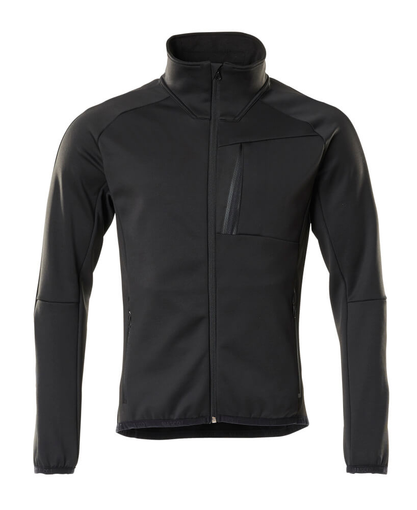 MASCOT UNIQUE Fleece Jumper with zipper 18603 Black