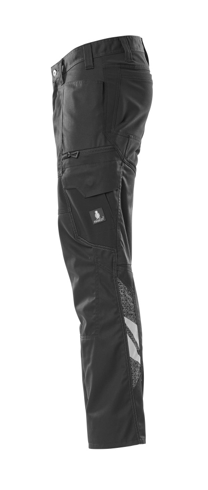 MASCOT ACCELERATE Trousers with thigh pockets 18679 Black