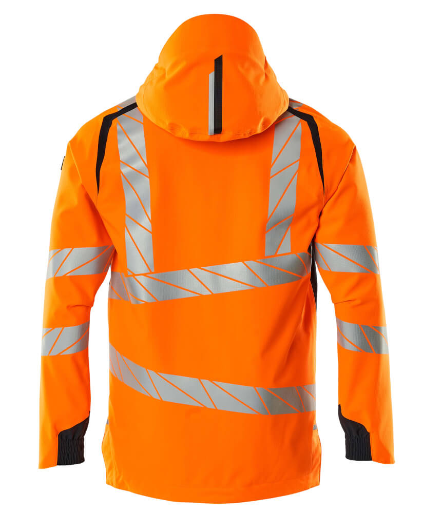 MASCOT ACCELERATE SAFE Outer Shell Jacket 19001 Hi-vis Orange/dark Navy