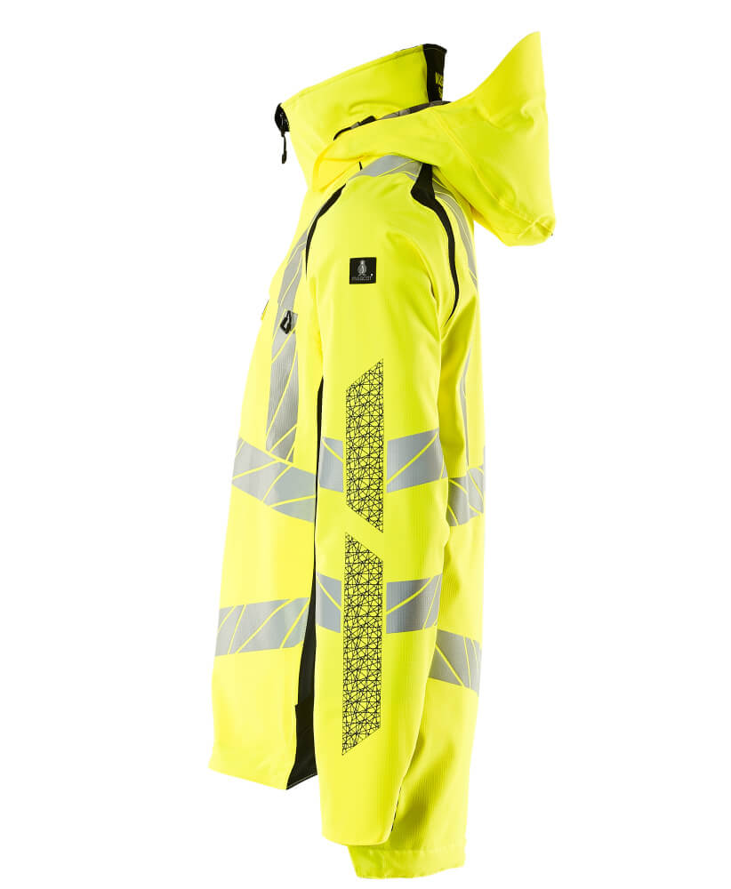 MASCOT ACCELERATE SAFE Outer Shell Jacket 19001 Hi-vis Yellow/black