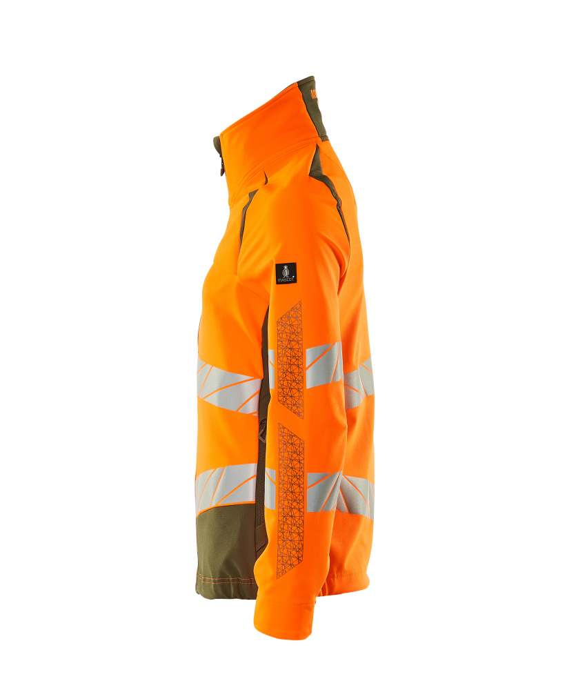 MASCOT ACCELERATE SAFE Jacket 19008 Hi-vis Orange/moss Green