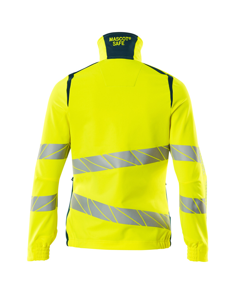 MASCOT ACCELERATE SAFE Jacket 19008 Hi-vis Yellow/dark Petroleum