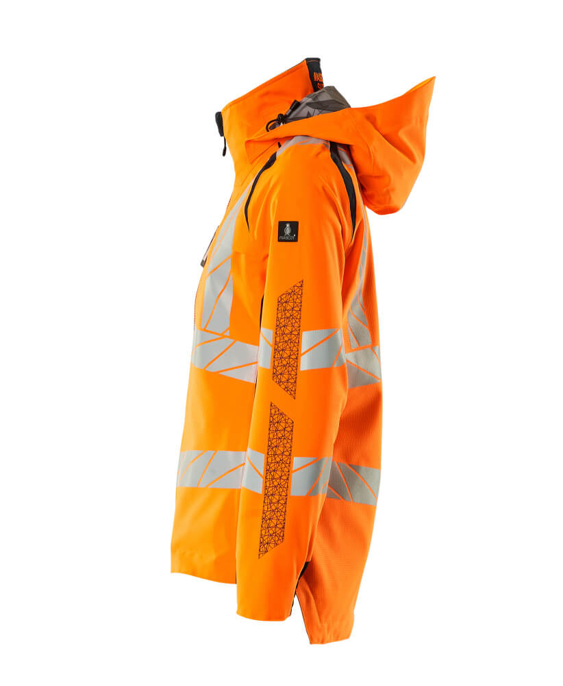 MASCOT ACCELERATE SAFE Outer Shell Jacket 19011 Hi-vis Orange/dark Navy