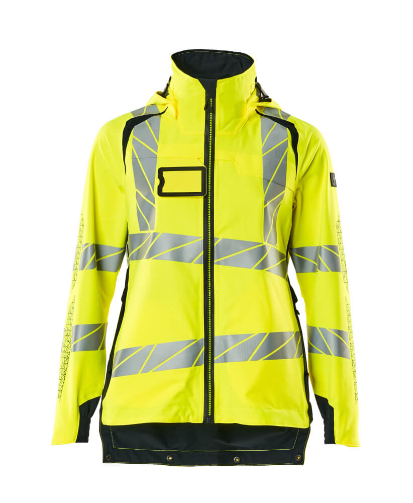 MASCOT ACCELERATE SAFE Outer Shell Jacket 19011 Hi-vis Yellow/dark Navy