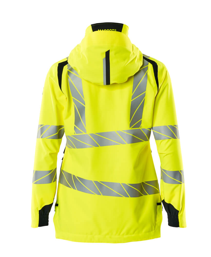 MASCOT ACCELERATE SAFE Outer Shell Jacket 19011 Hi-vis Yellow/dark Navy