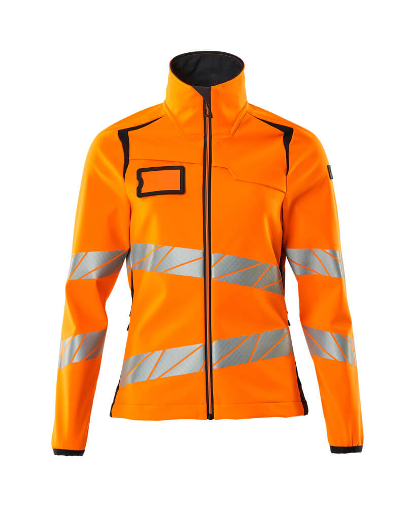 MASCOT ACCELERATE SAFE Softshell Jacket 19012 Hi-vis Orange/dark Navy