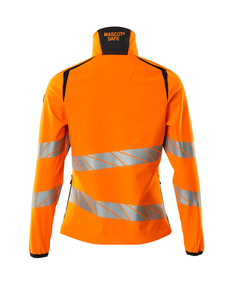 MASCOT ACCELERATE SAFE Softshell Jacket 19012 Hi-vis Orange/dark Navy