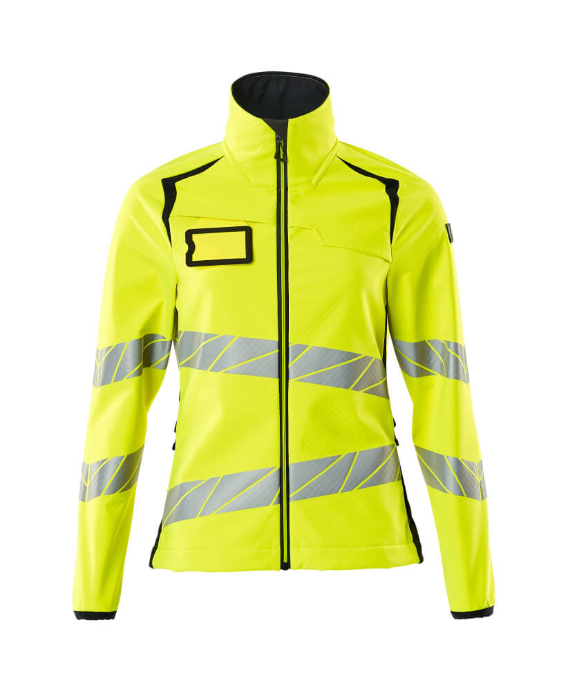MASCOT ACCELERATE SAFE Softshell Jacket 19012 Hi-vis Yellow/dark Navy