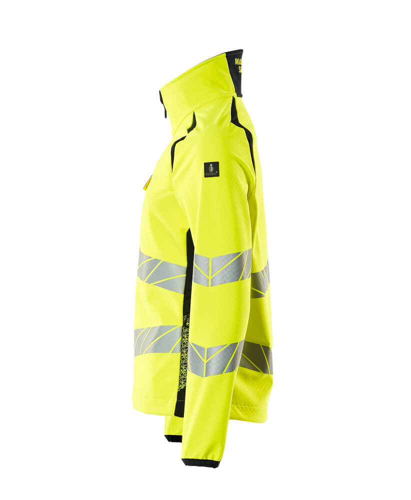 MASCOT ACCELERATE SAFE Softshell Jacket 19012 Hi-vis Yellow/dark Navy