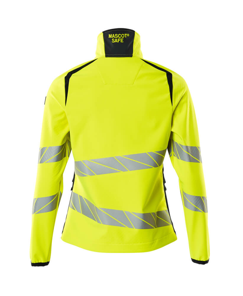 MASCOT ACCELERATE SAFE Softshell Jacket 19012 Hi-vis Yellow/dark Navy