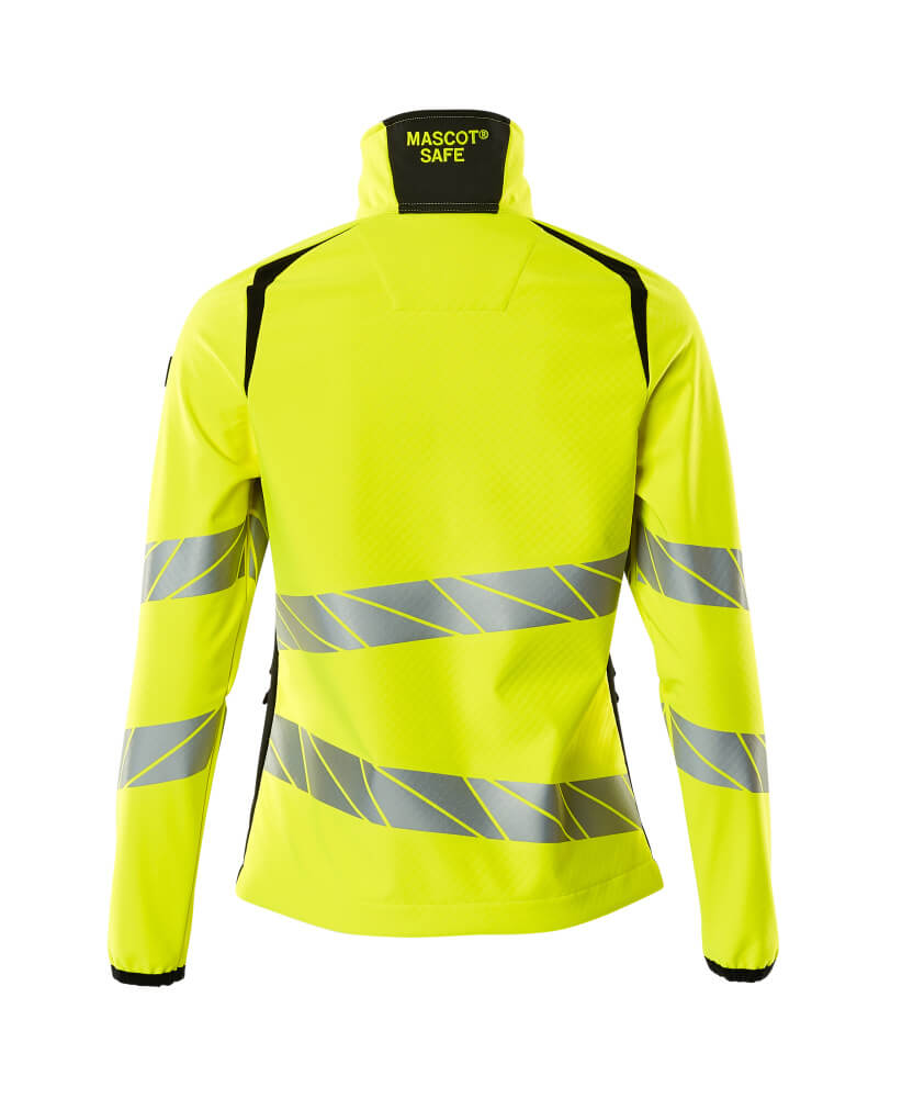 MASCOT ACCELERATE SAFE Softshell Jacket 19012 Hi-vis Yellow/black