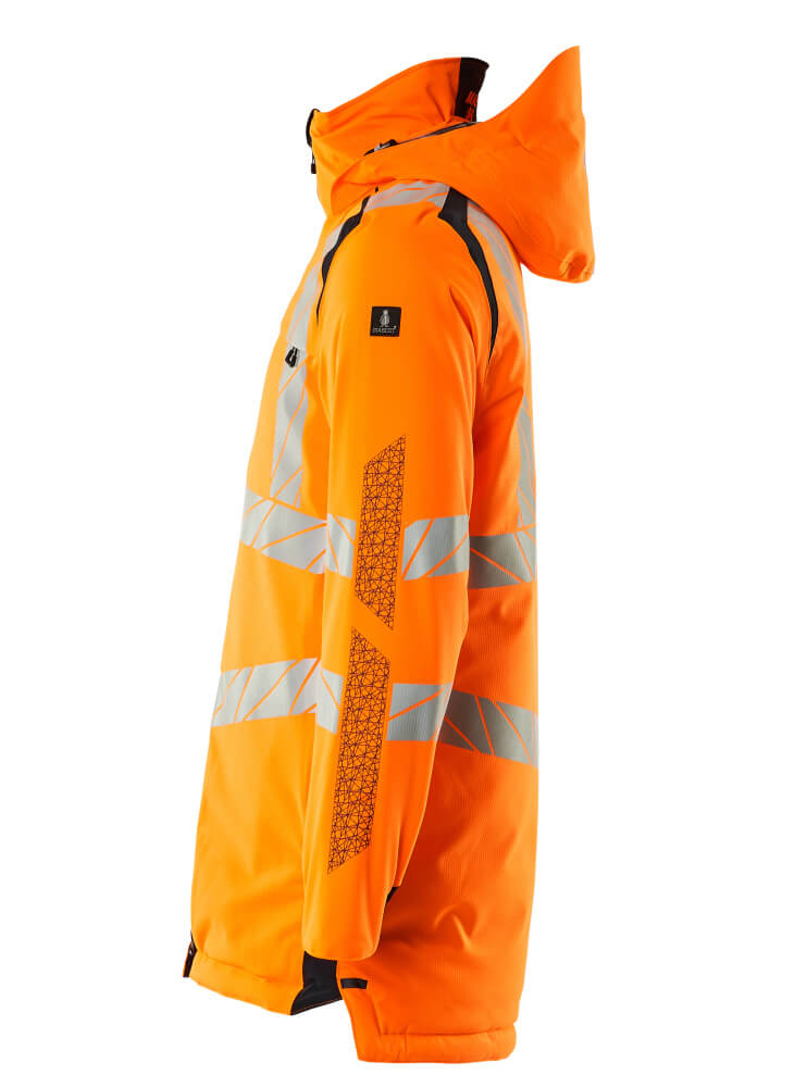 MASCOT ACCELERATE SAFE Parka Jacket 19030 Hi-vis Orange/dark Navy