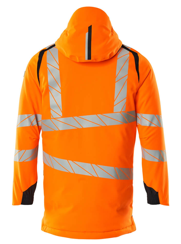 MASCOT ACCELERATE SAFE Parka Jacket 19030 Hi-vis Orange/dark Navy