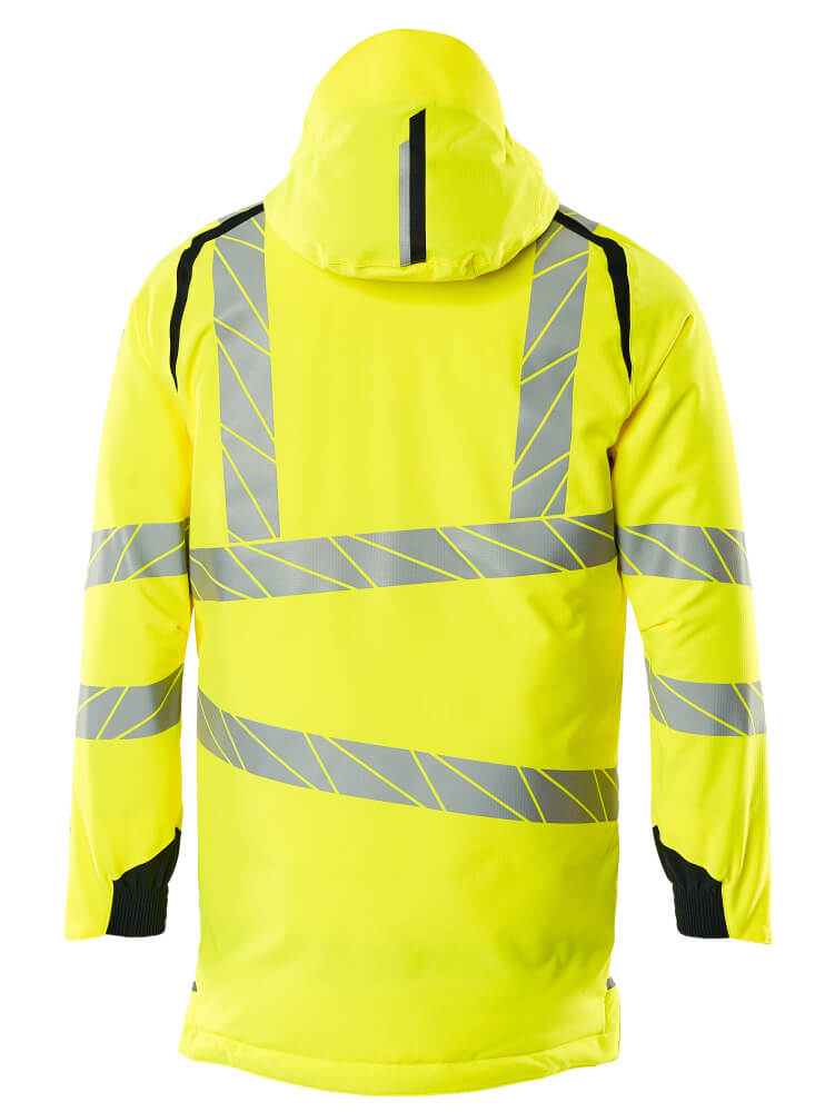 MASCOT ACCELERATE SAFE Parka Jacket 19030 Hi-vis Yellow/dark Navy
