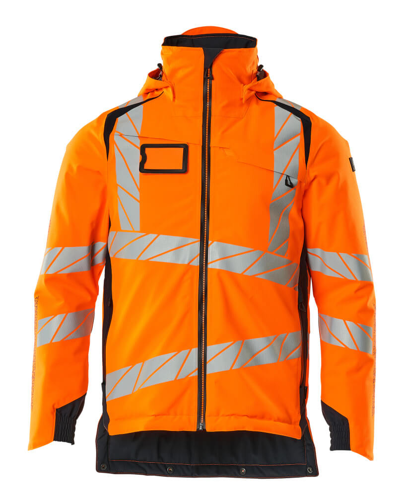 MASCOT ACCELERATE SAFE Winter Jacket 19035 Hi-vis Orange/dark Navy