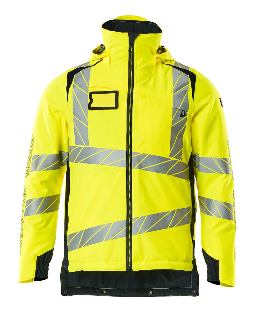 MASCOT ACCELERATE SAFE Winter Jacket 19035 Hi-vis Yellow/dark Navy