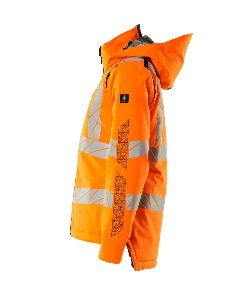MASCOT ACCELERATE SAFE Winter Jacket 19045 Hi-vis Orange/dark Navy