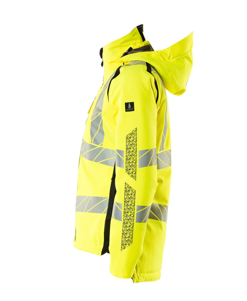 MASCOT ACCELERATE SAFE Winter Jacket 19045 Hi-vis Yellow/black