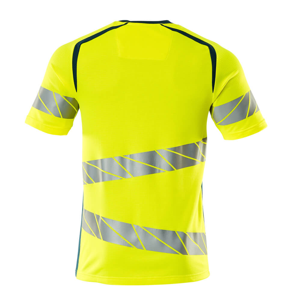 MASCOT ACCELERATE SAFE T-shirt 19082 Hi-vis Yellow/dark Petroleum