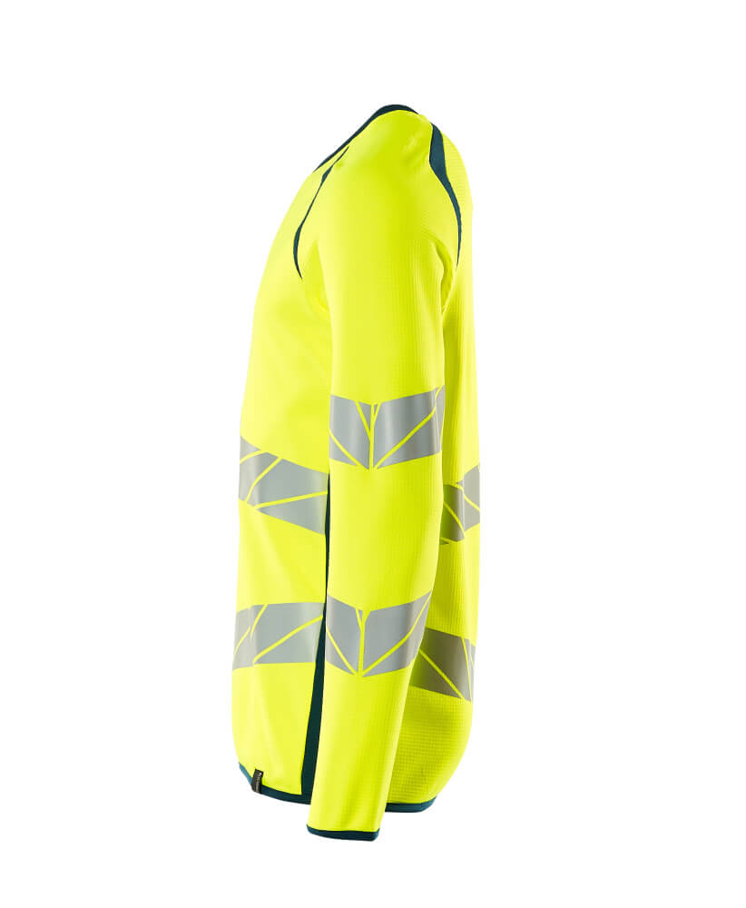 MASCOT ACCELERATE SAFE Sweatshirt 19084 Hi-vis Yellow/dark Petroleum