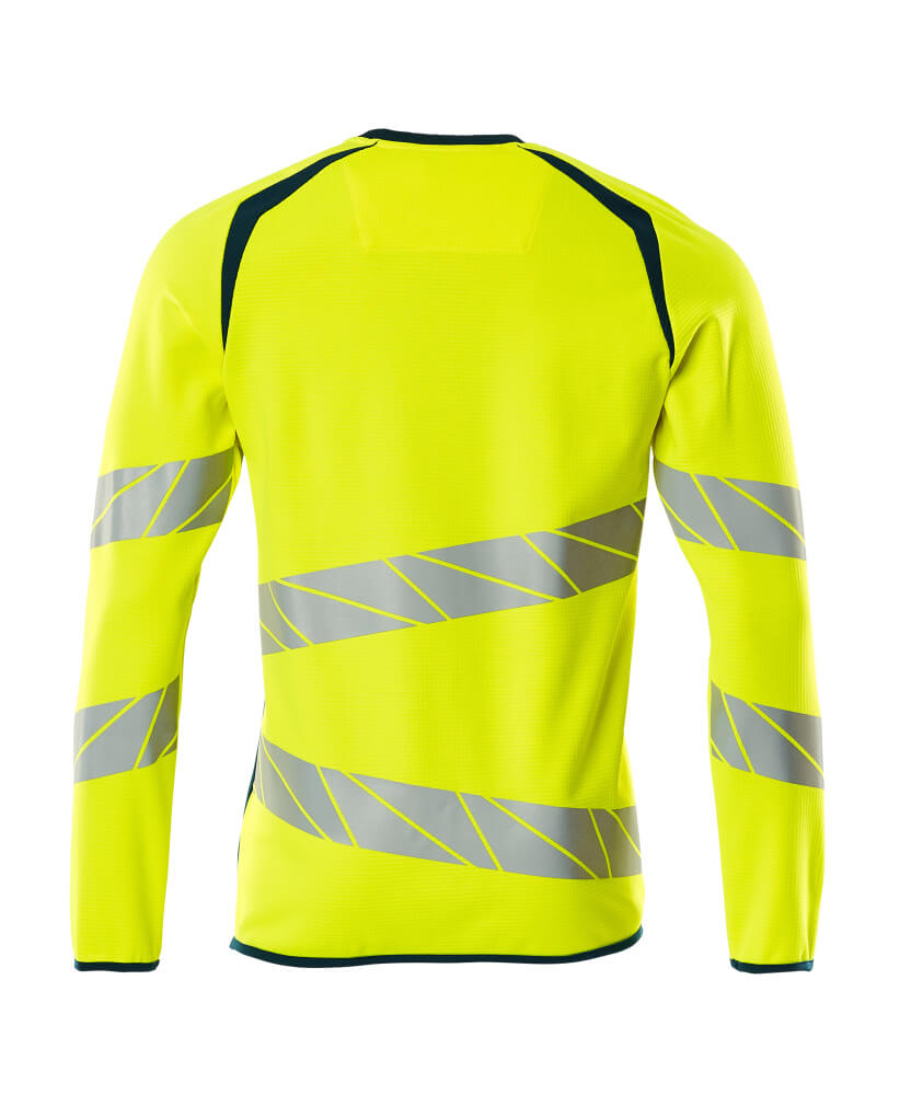 MASCOT ACCELERATE SAFE Sweatshirt 19084 Hi-vis Yellow/dark Petroleum