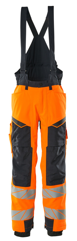 MASCOT ACCELERATE SAFE Winter Trousers 19090 Hi-vis Orange/dark Navy