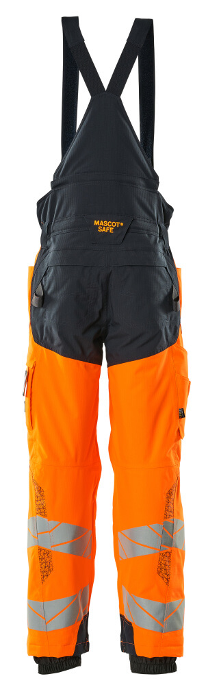 MASCOT ACCELERATE SAFE Winter Trousers 19090 Hi-vis Orange/dark Navy